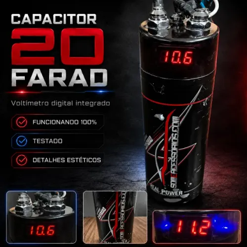 Mega Capacitor Someacessorios 2.0 Farad 12V ? Testado
