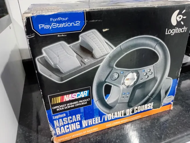 Volante Nascar Ps2 Raríssimo no Brasil
