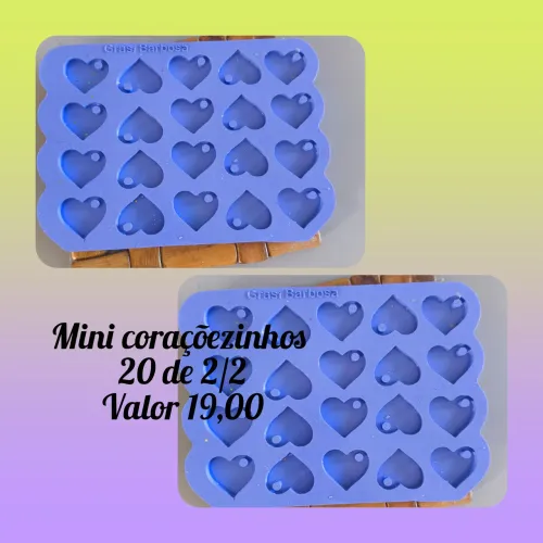 Molde coração