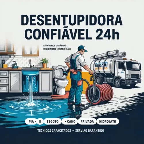 desentupidora * Agilidade e eficiência para seu lar! 