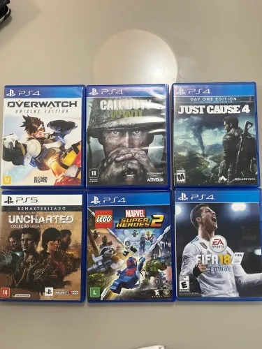 JOGOS DE PS4 e PS5( vendo individualmente, preço eu no chat)