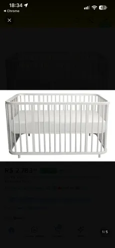 Berço evolutivo cama