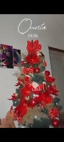 Árvore de Natal completa 1,80