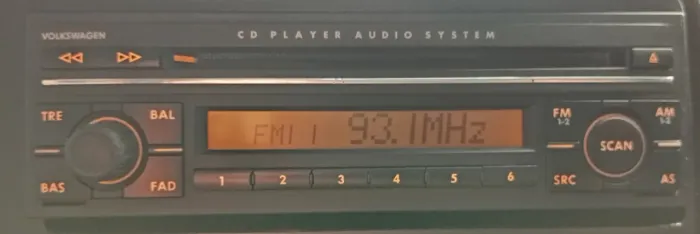 Cd player clarion linha volkswagen