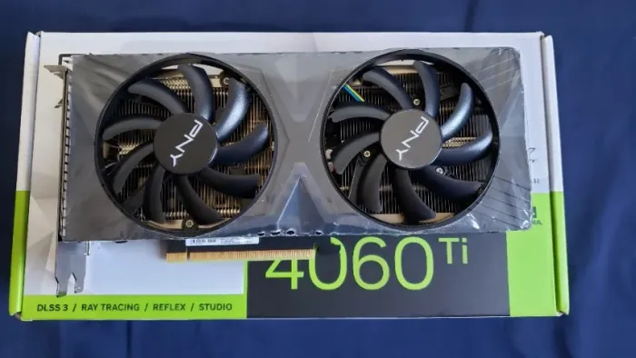 Placa de Vídeo PNY GeForce RTX 4060 Ti 16GB GDDR6 VERTO Dual Fan DLSS3