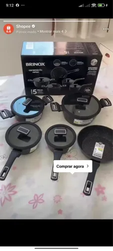 Vendo jogo de panelas