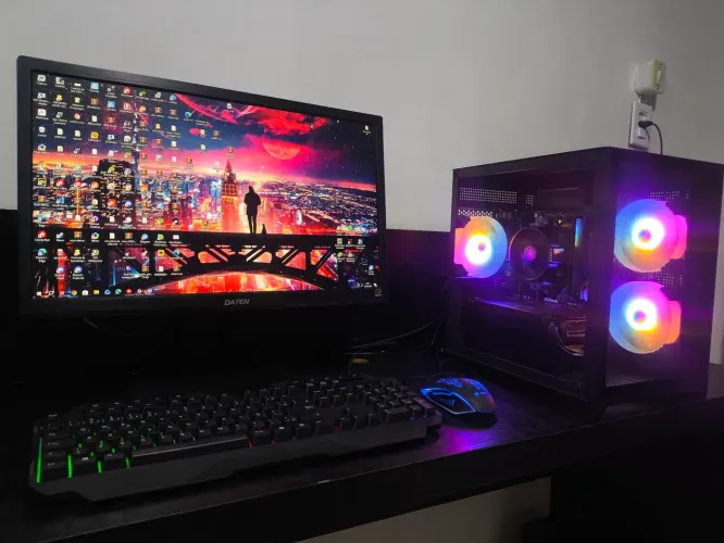 Pc gamer Ryzen 5 + Rx 570 completo