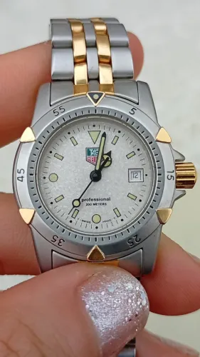 TAG Heuer 1500 Professional 200m Vintage - Mostrador Granito Two-Tone (Ref. WD1421-G-20)