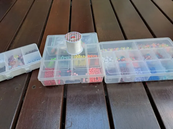 Kit de micangas + brinde