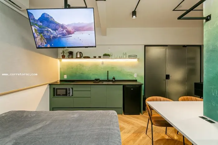 Studio para Venda em Florianópolis, Centro, 1 dormitório, 1 suíte, 1 banheiro, 1 vaga