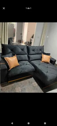 Sofá gran bello 2,50m D33 Molas Ensacada / Frete grátis quase todo Rio
