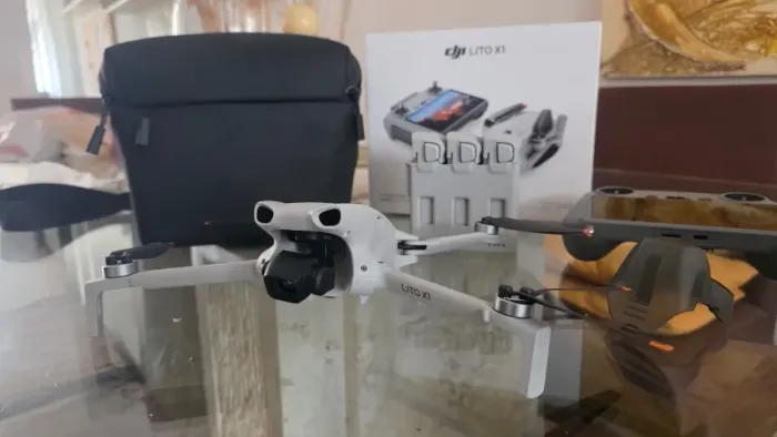 DJI LITO X1 FLY MORE COMBO + CONTROLE DJI RC 2 COM TELA ? PRATICAMENTE NOVO!