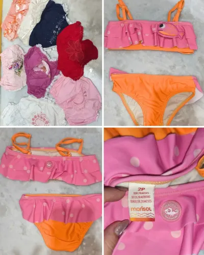 Kit Tapa-Fralda (Bunda Rica) + Biquíni Infantil
