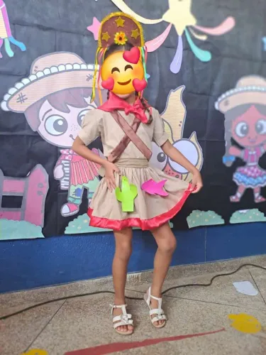 roupa de cangaceira 5 anos R$50.00