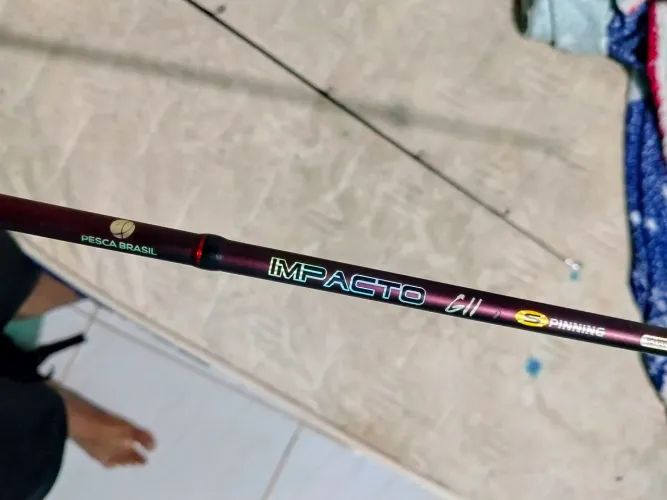 Vara de pesca impacto G2 fibra de carbono 1,80m