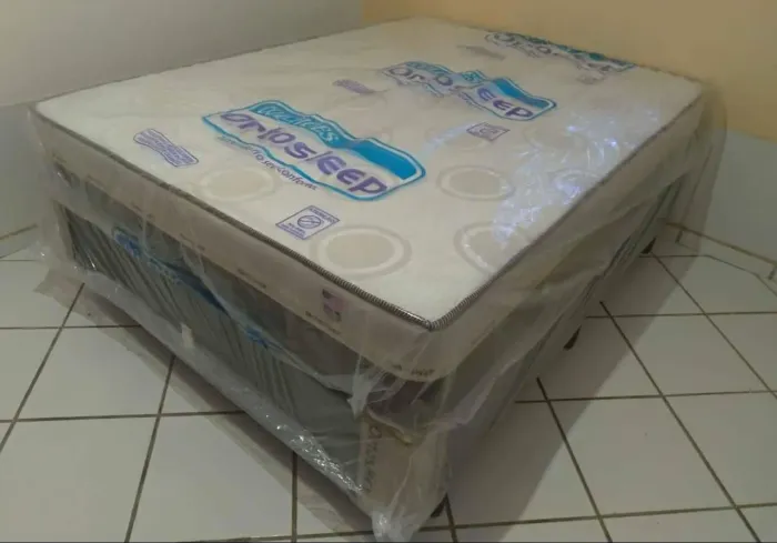 Cama casal molas ensacadas promoção avista