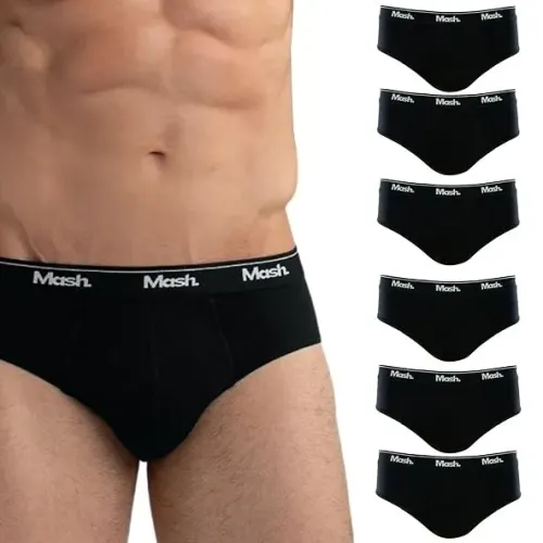 Cuecas Slip Mash Hipoalergênica (6 und e tamanho G)