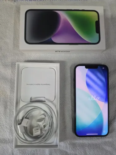 Iphone 14 - 128 GB - Preto - Usado em Ótimo Estado!