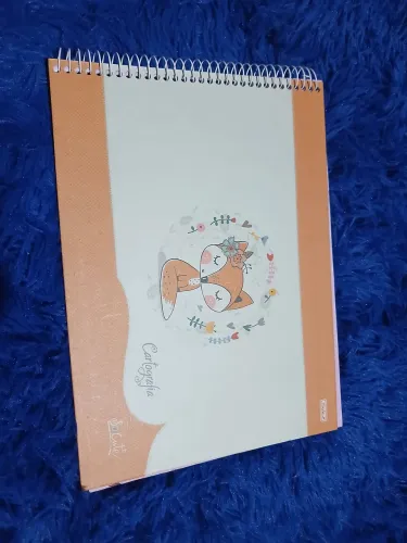Caderno desenho raposa