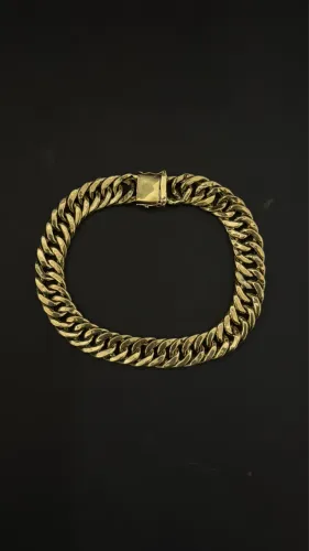 Pulseira Grumet Duplo em Ouro 18k 750