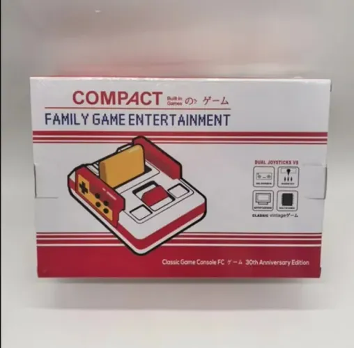 Famicom Clone Completo + 1 Cartucho de 145 in 1 + 2 controles