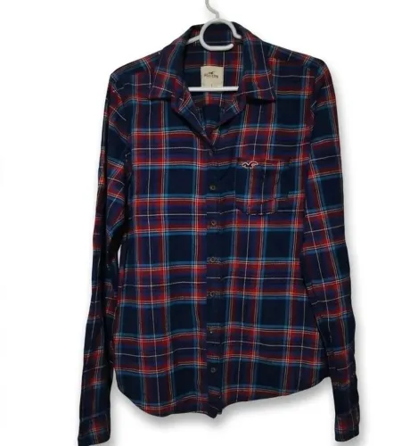 Camisa de Flanela Xadrez Hollister Original - Tamanho L (G)