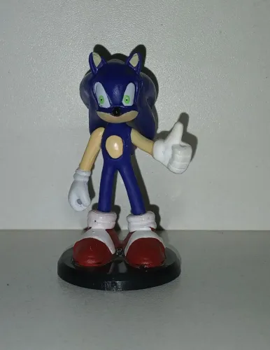 BONECO MINIATURA SONIC AZUL JOINHA