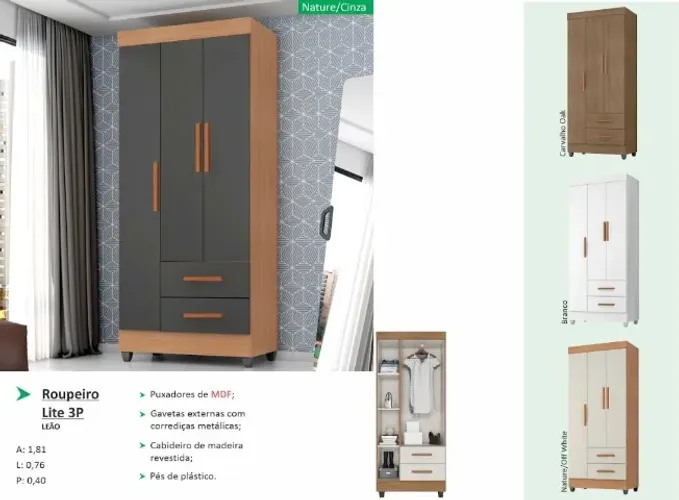 Guarda roupa de solteiro