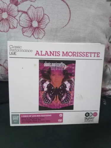 Box CD duplo importado raro Alanis Morissette Classic Performance Live