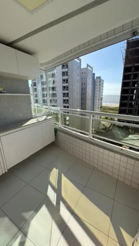 Apartamento na Península, Vista Mar, Mobiliado, Projetado, Climatizado 