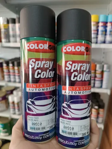 Spray Preto Fosco Automotivo - Sherwin Williams