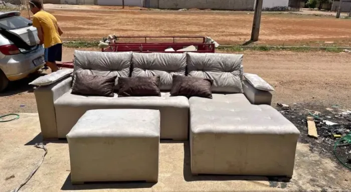 Sofa de canto hoje