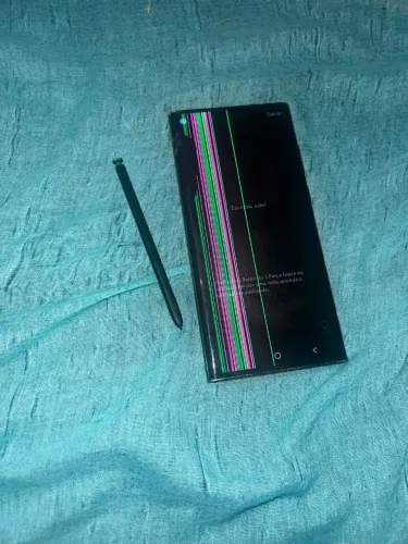 S22ultra com a tela danificada