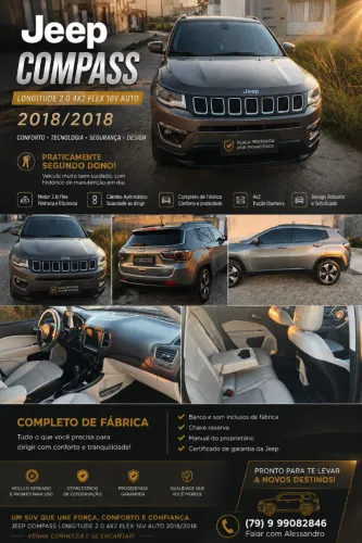 Jeep Compass Longitude 2.0 4X2 Flex 16V Aut. 2018