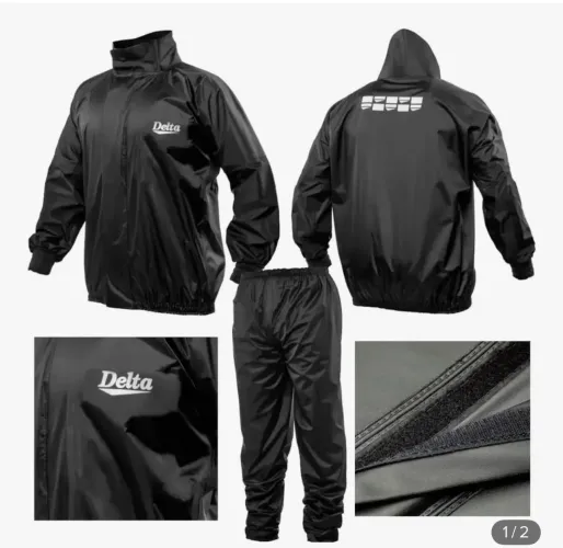 Capa de chuva PVC Delta moto reforçada s/ bolso