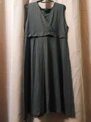 Vestido feminino estilo senhora elegante semi novo brechó desapego tamanho G veste 40
