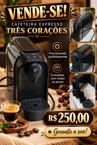 Cafeteira expresso 3 corações 