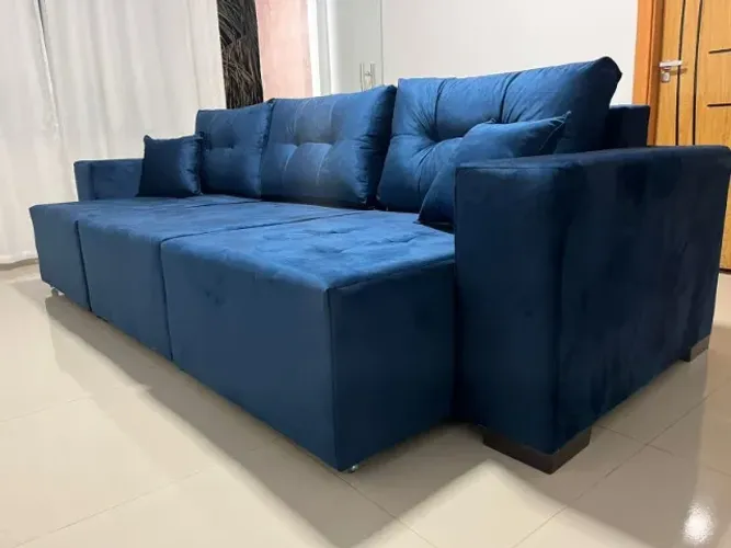 Sofá Suede Novo