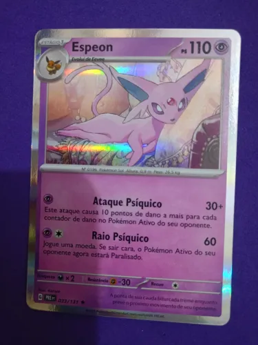Carta Pokémon Espeon 033/131