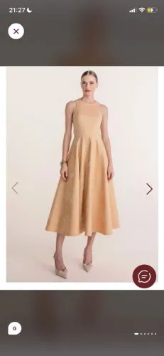 Vestido regata daphine bege G lovlity 