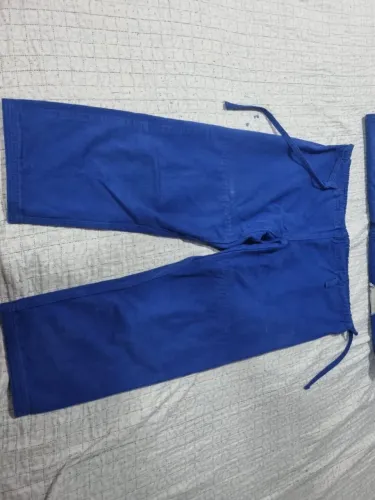 Kimono Judô material excelente cor azul