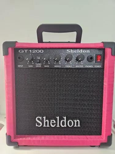 Amplificador Sheldon GT1200 Rosa para Guitarra