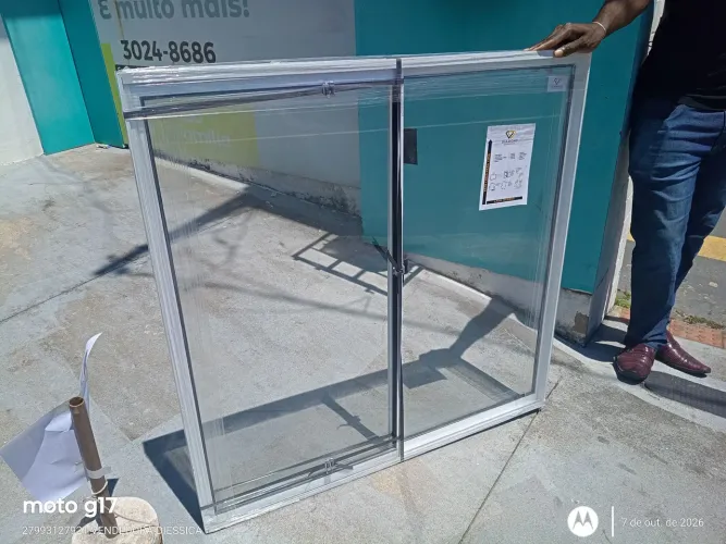 PROMOÇÃO DE FABRICANTES ! JANELA DUAS FOLHAS 1,00X1,00 BRANCA EM OFERTA POR TEMPO LIMITADO