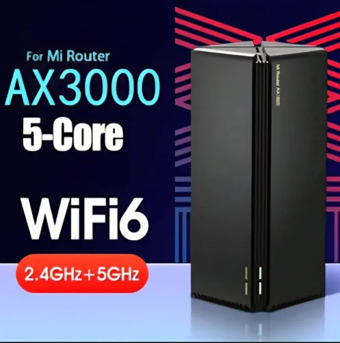 Kit Roteador Xiaomi AX3000 Mesh Wifi6