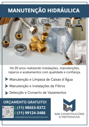 Encanador e Reparos Hidráulicos