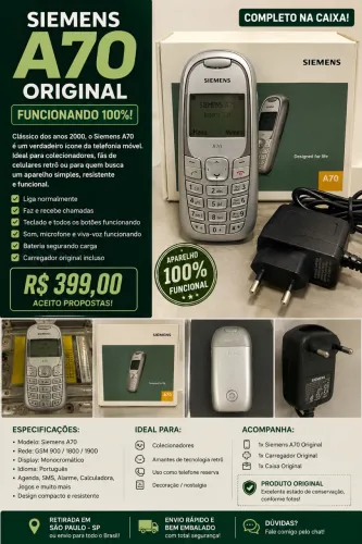 Celular siemens a70 reliquia