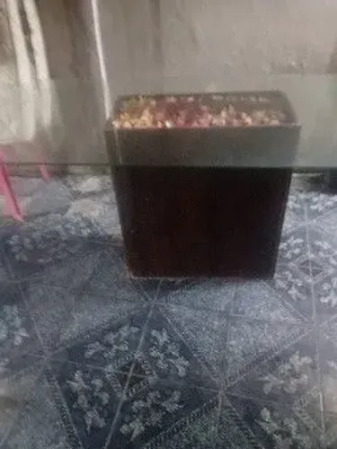 Mesa de jantar de vidro