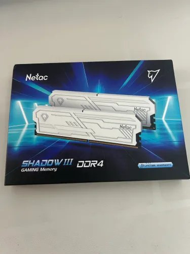 Memória ram Netac shadow 3 2x8 16gb 3200mhz cl16