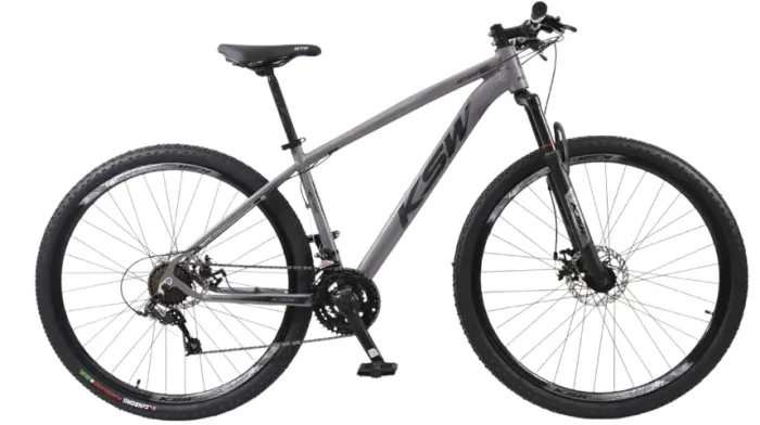 Bicicleta Bike Aro 29 Ksw 21 Velocidades Marcha Alumínio Xlt 100 Mtb Freio a disco suspens