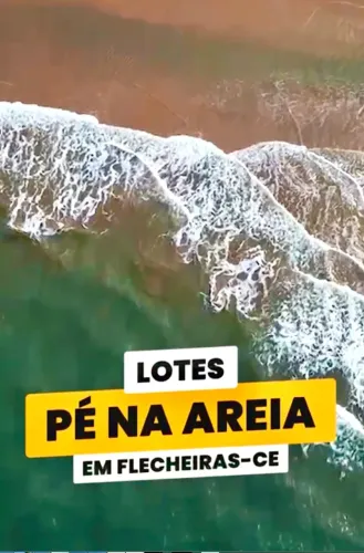 Lotes de frente mar na praia de Flecheiras em Trairi
